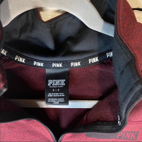 PINK 1/4 zip pullover - Picture 4 of 5